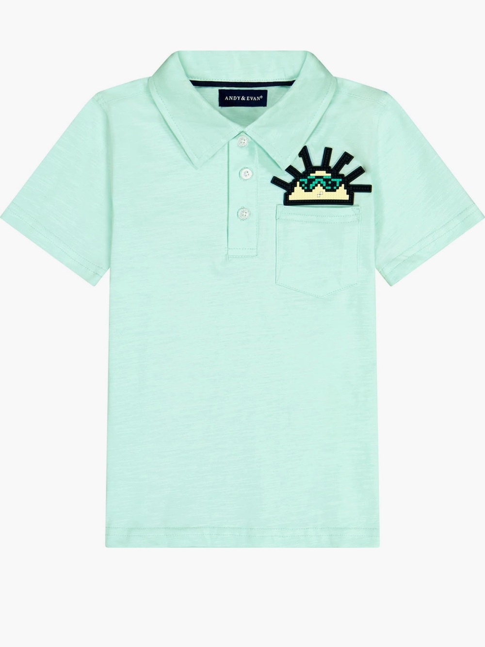 NWT Andy & Evan Boys' Polo size 5 Sunglasses Patch
